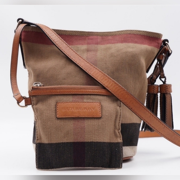 AX19❤️Burberry Ashby Tassel House Check - Picture 2 of 15